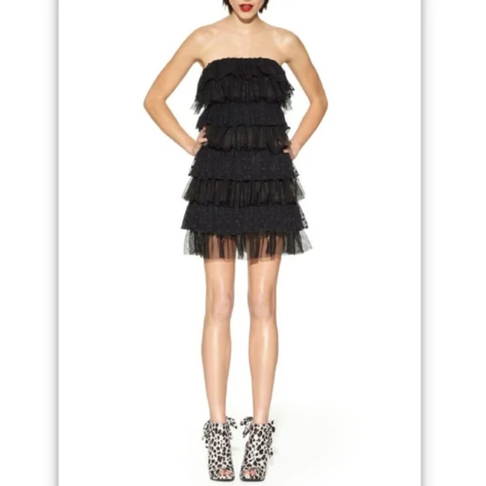 *NWT!* Kate Young black strapless cocktail dress